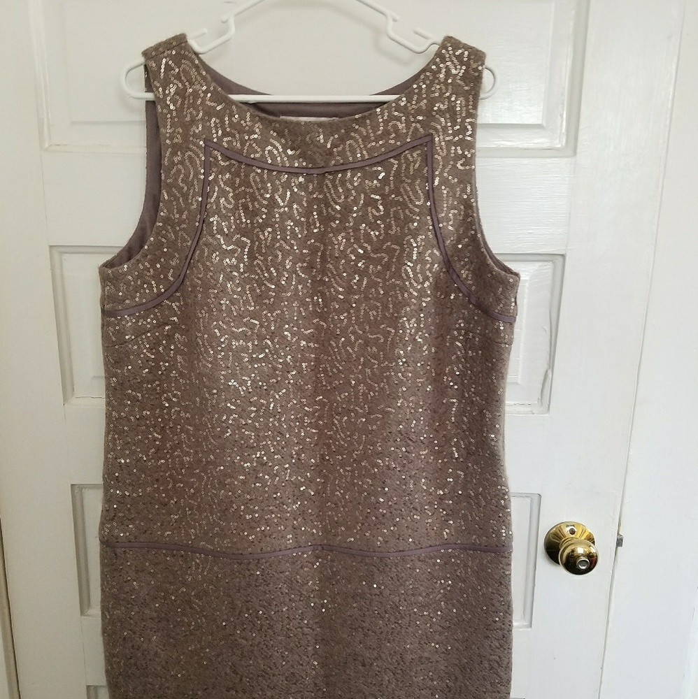 LOFT Sequin Sleeveless Dress
