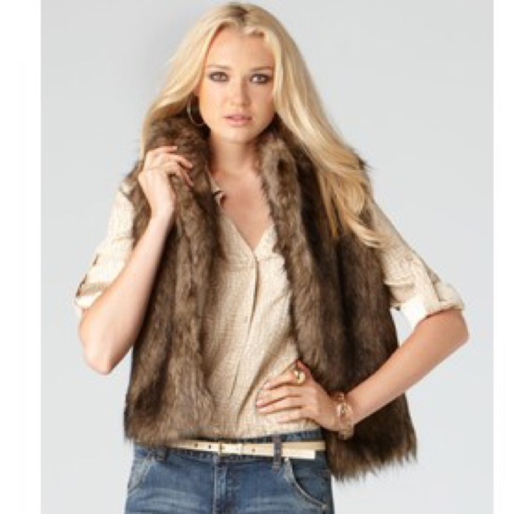 Calvin Klein Faux Fur Vest