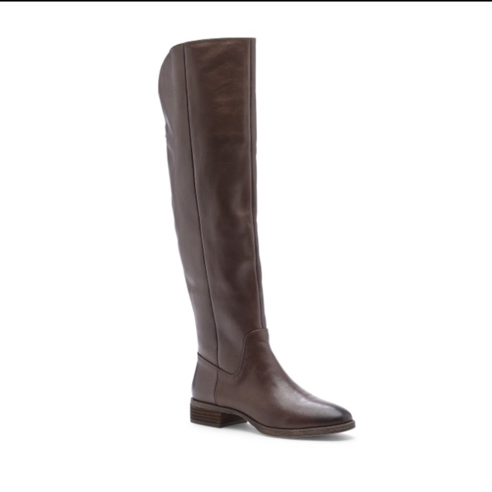 BRAND NEW Vince Camuto Andie Brown Leather Boots 8