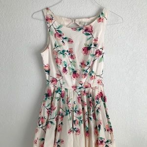 Lauren Conrad Dress, Pink with flowers