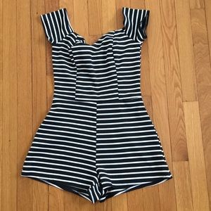 Off the shoulder romper