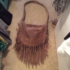 Fringe purse