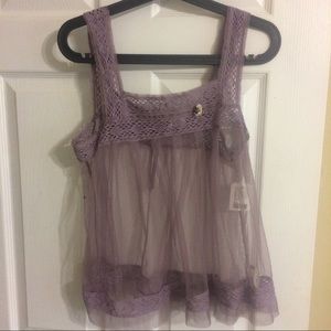 Free people sheer intimate top