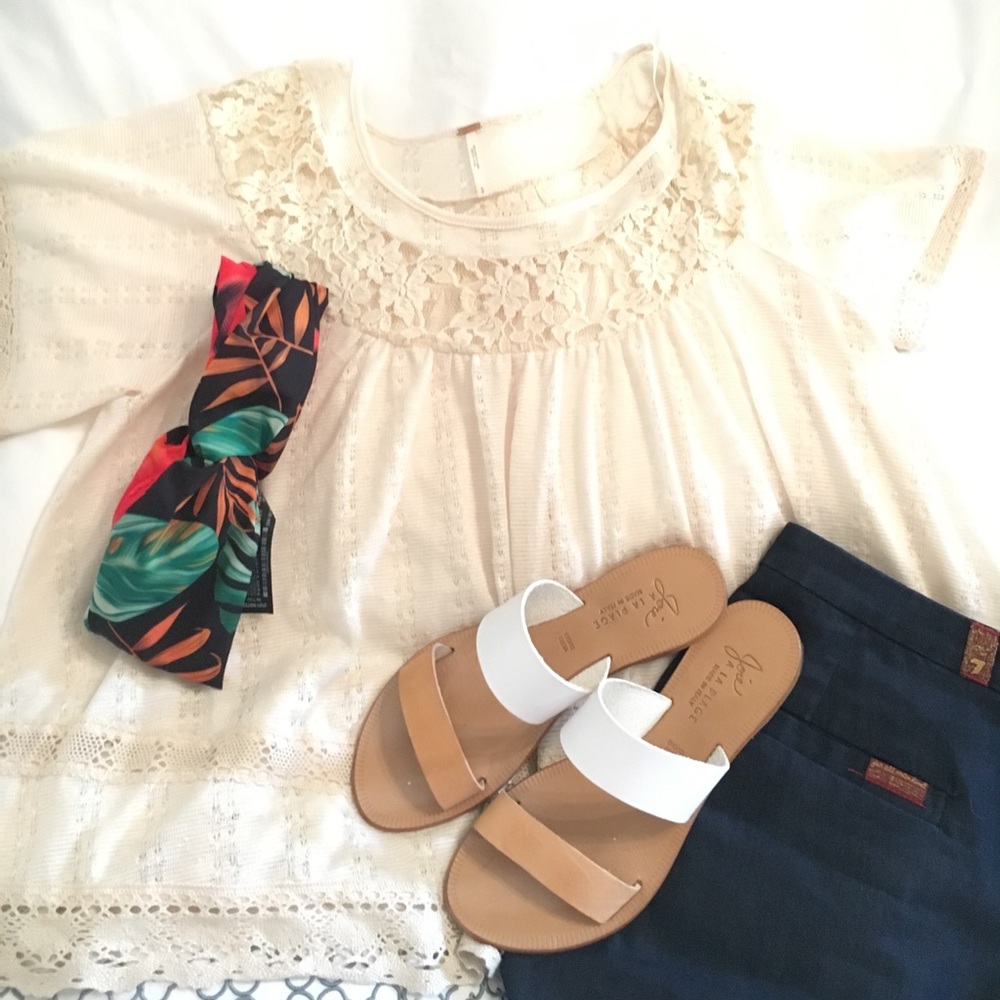 Free people lace top