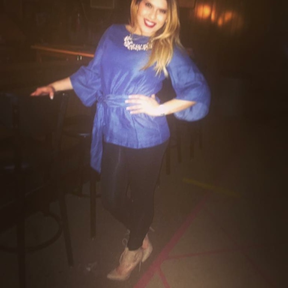 Denim blouse