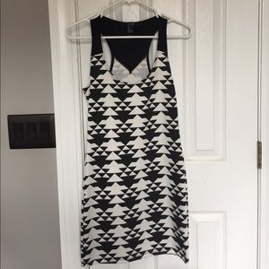 Black and white dress