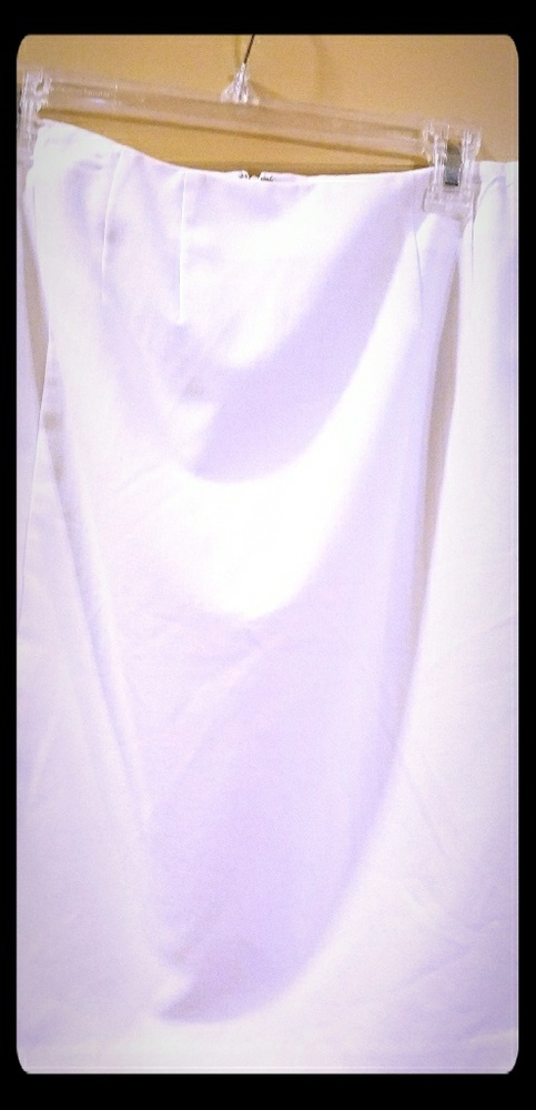 Classic business white skirt