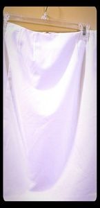 Classic business white skirt