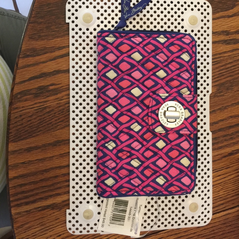Vera Bradley turnlock Katalina diamonds wallet NEW