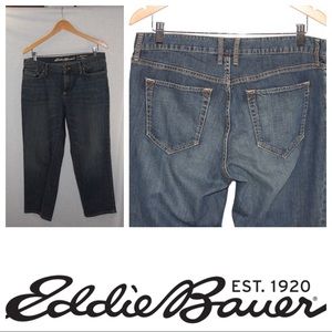 EDDIE BAUER Women's Boyfriend Crop Jeans