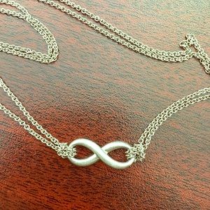 Silver Tiffany's infinity necklace!