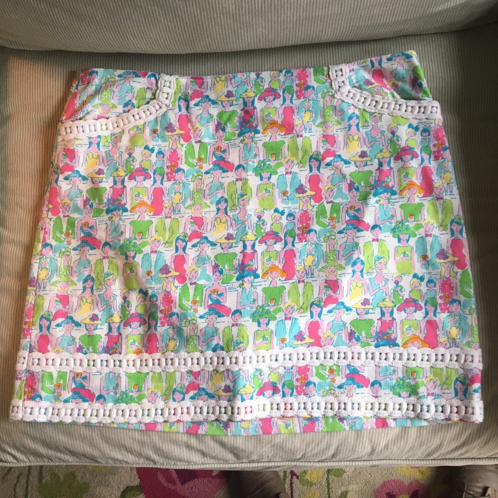Patterned Lilly Pulitzer skirt