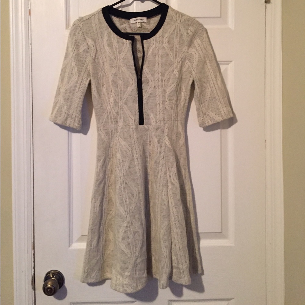 Casual White A-line Dress