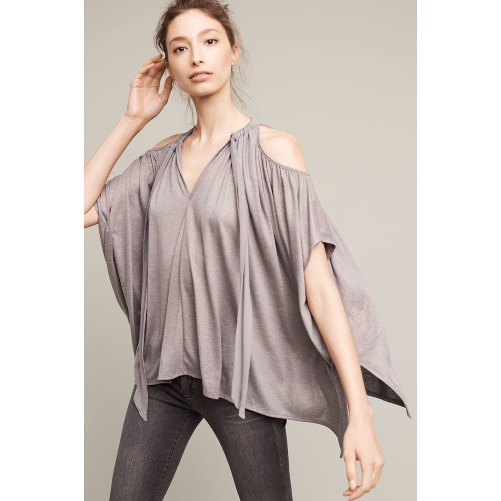 NWT Anthro Deletta Tulay Open Shoulder Top