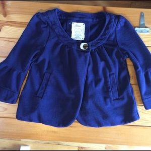 Anthropologie Swing Sweater Jacket