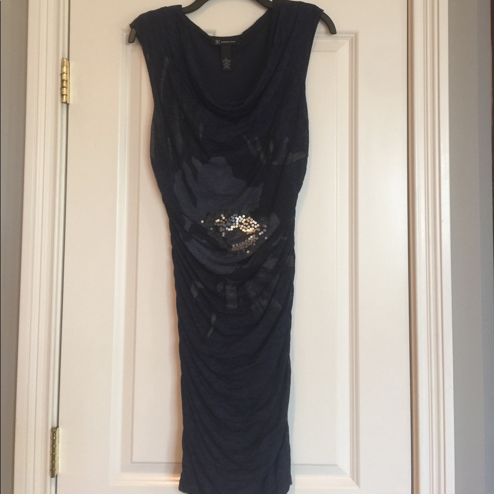 Inc Navy Dress