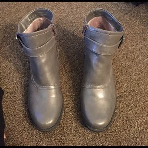 Grey booties