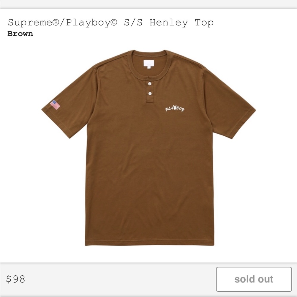 Supreme playboy tee