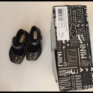 Mini Melissa Ballet Multicolor Glitter US 5 Girls
