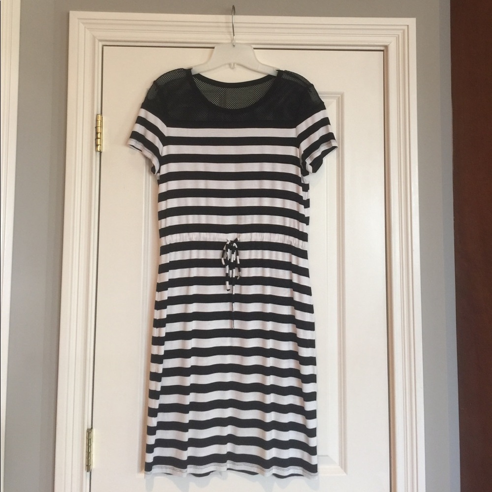 Calvin Klein T Shirt Drawstring Dress