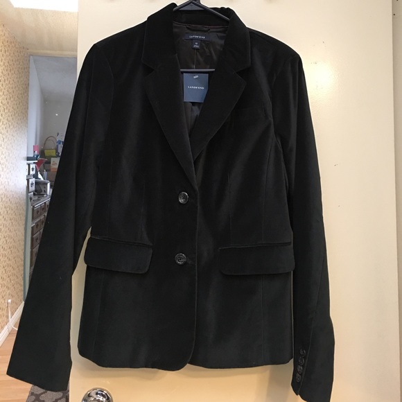 Land's End Jackets & Blazers - NWT Land's End fully lined velvet jacket