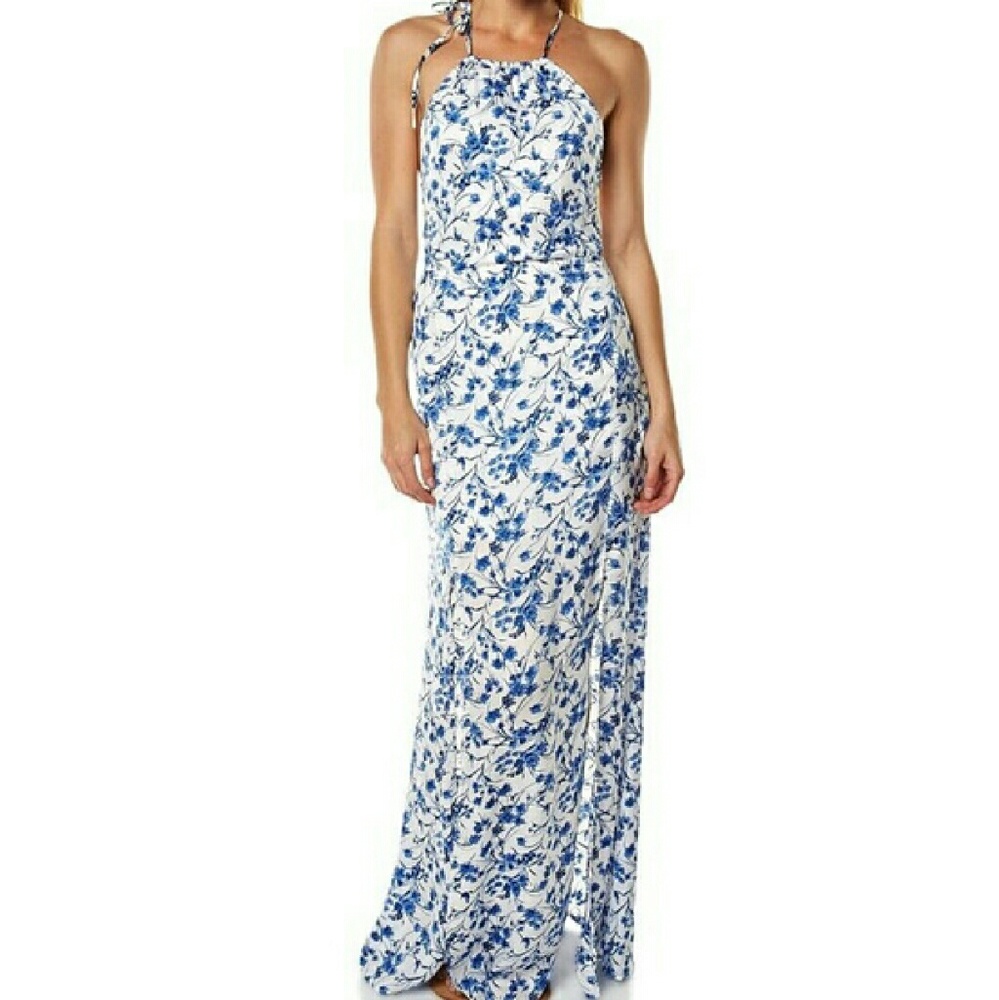 Floral bohemian maxi dress