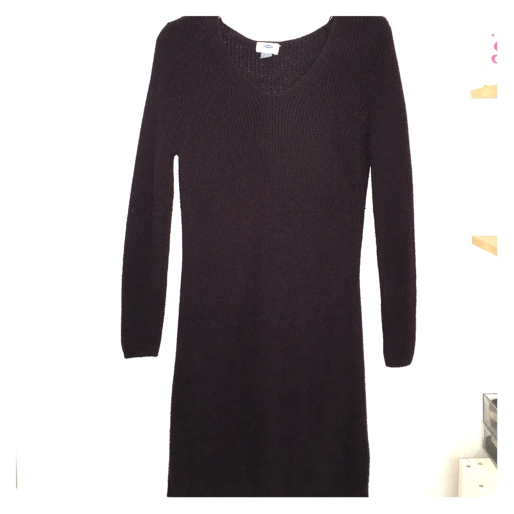 Burgundy Sweater Dress