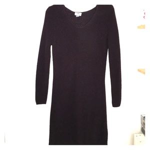 Burgundy Sweater Dress