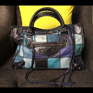 AUTHENTIC Balenciaga Patchwork Satchel