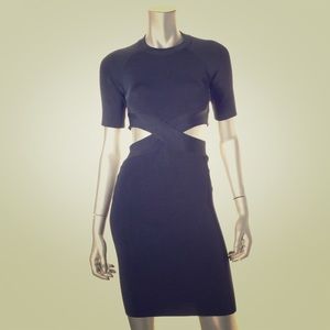NWT Alexander Wang bandage cut out dress