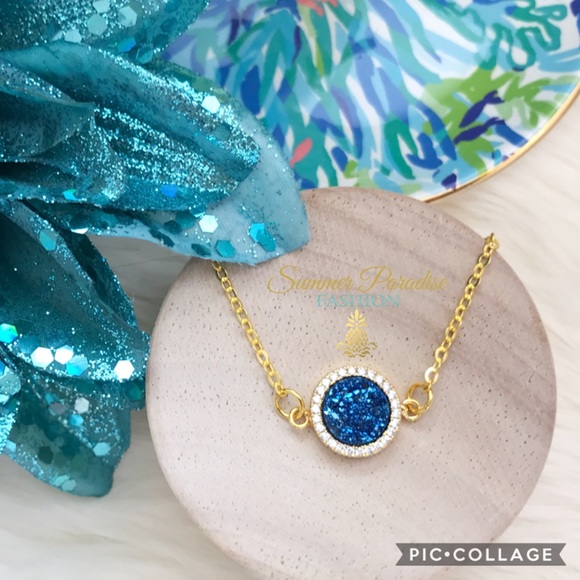 🆕 Druzy Necklace - Picture 2 of 4