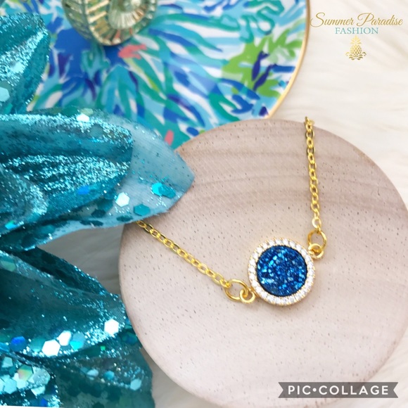 🆕 Druzy Necklace - Picture 4 of 4