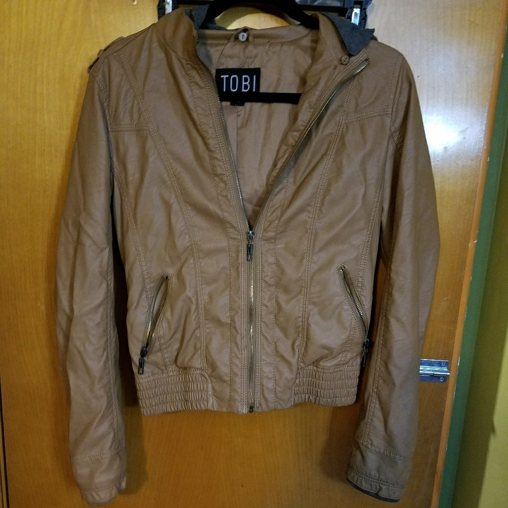 Tan Bomber Jacket