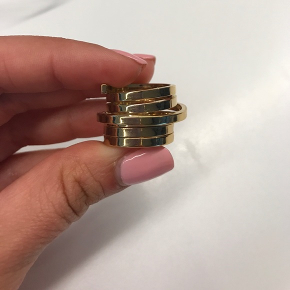 Gold plated metal ring - Picture 2 of 4