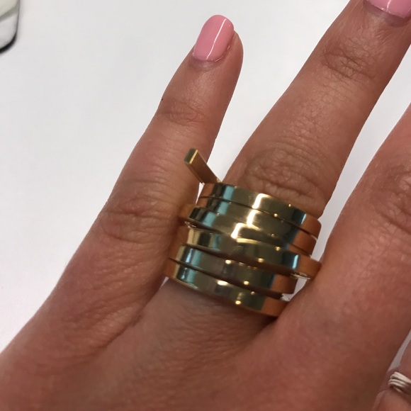 Gold plated metal ring - Picture 4 of 4