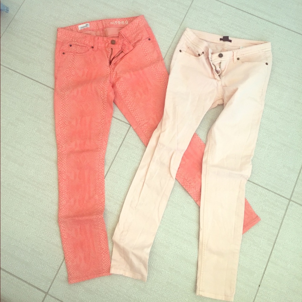 Skinny jeans (gap and h&m)