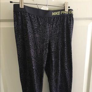 Hold for bundle! Cropped Nike dri fit leopard leg