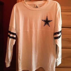 Victoria's Secret Pink Dallas Cowboys Long Sleeve