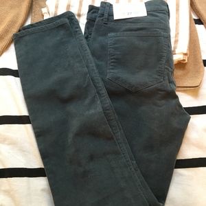NWT LOFT Modern Skinny Corduroy Pants
