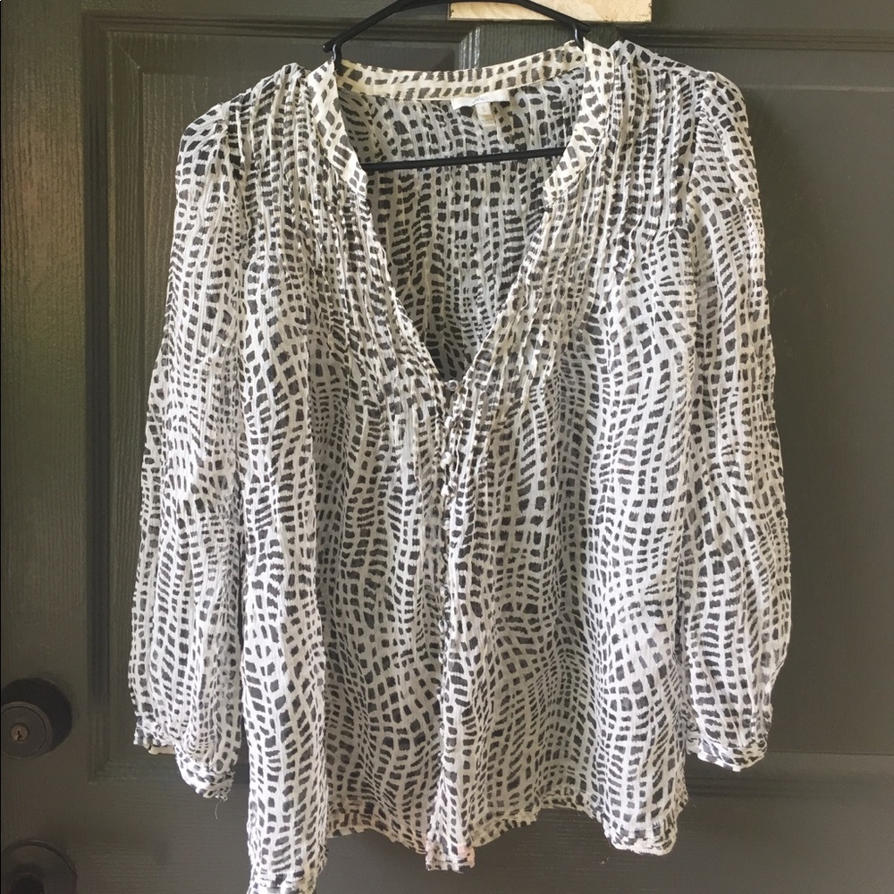 Sheer blouse