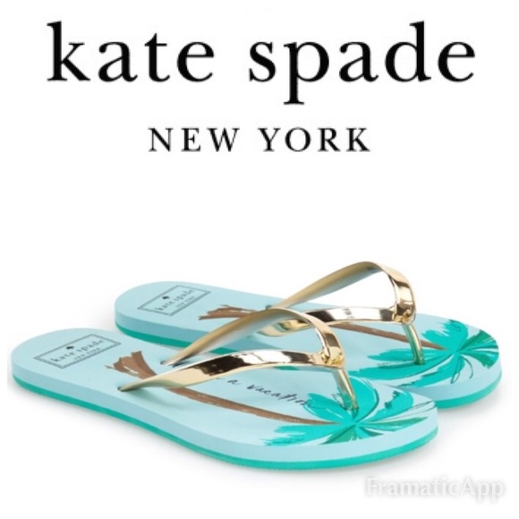 kate spade Shoes - 💥PRICE DROP💥♠️Kate Spade New York Flip Flops 🌴