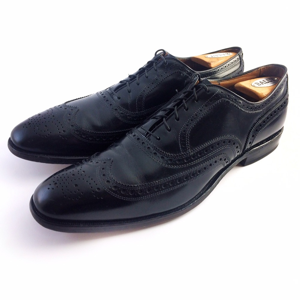 Allen Edmonds McAllister Black Leather Shoes