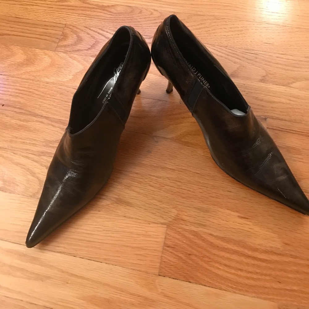 Black Donald Pliner heels/boots