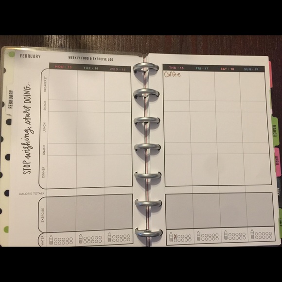 Create 365 Accessories Create 365 Mambi Mini Fitness Happy Planner