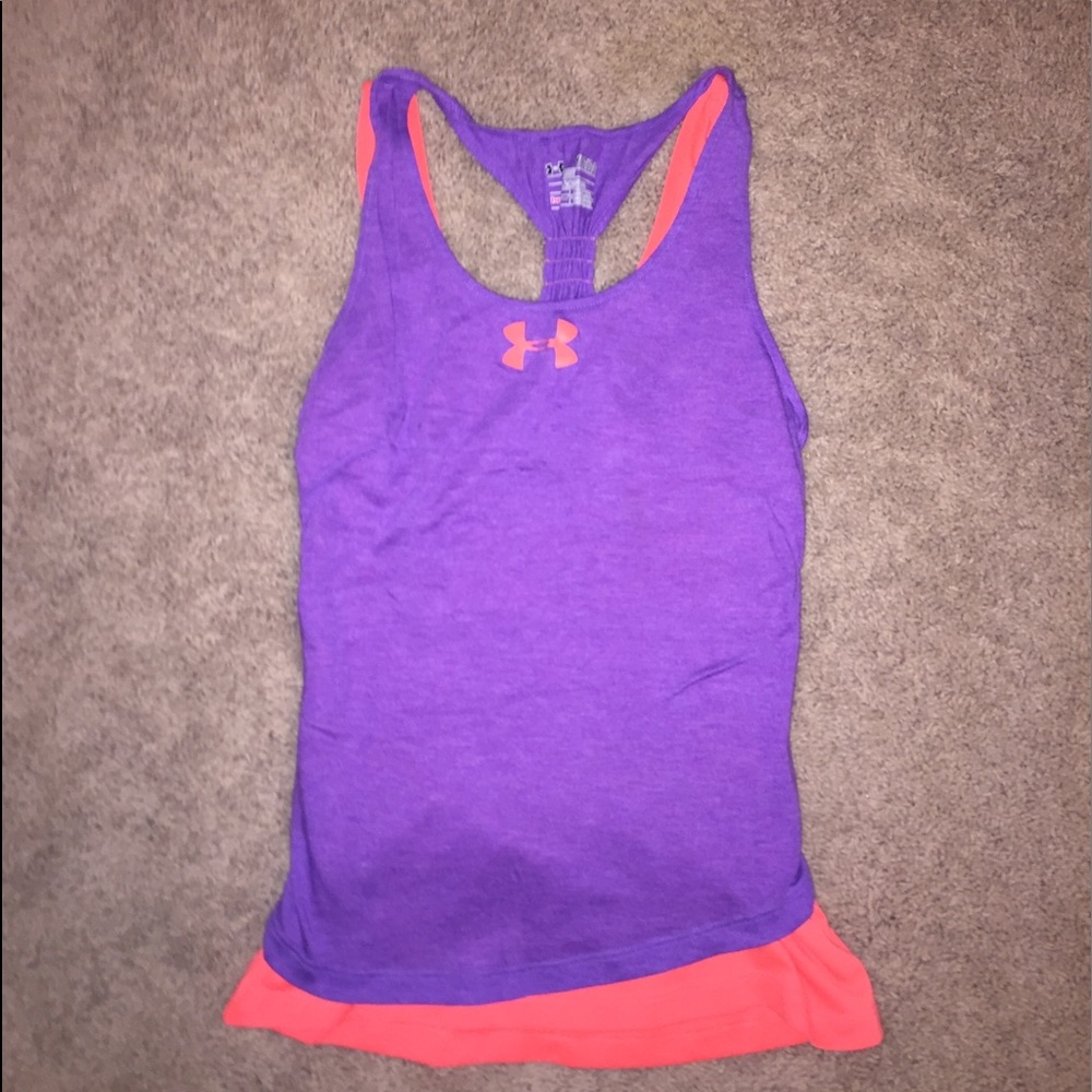 Pink/Purple Under Armour Tank Top