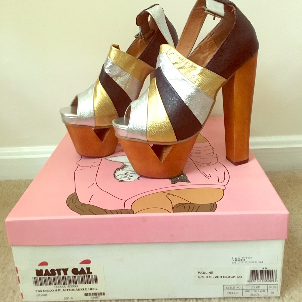 Jeffrey Campbell Disco V Platform Ankle Heel