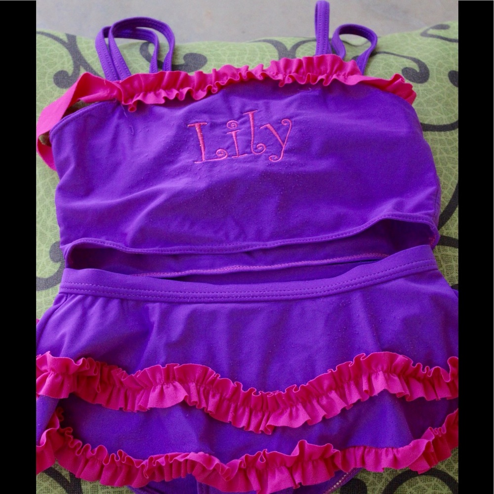 Southern Tots "Lily" monogrammed swimsuit
