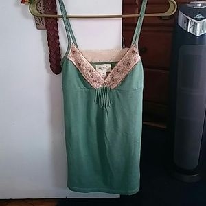 Abercrombie & Fitch lacy sequin tank