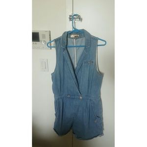 TopShop Denim Romper US 8, UK 12