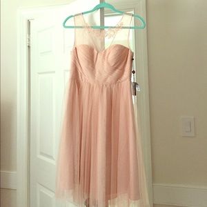 NEW Adrianna Papell Party dress sz 4 Pink Blush